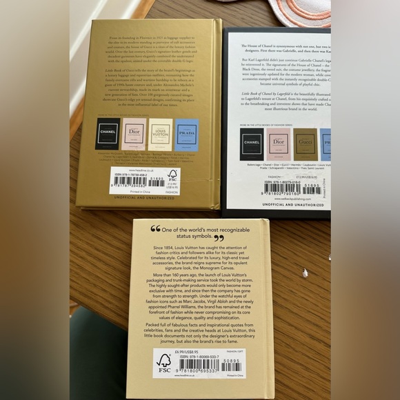 Brand new: Chanel, Louis Vuitton, and Gucci Fashion Books Set - Picture 4 of 6